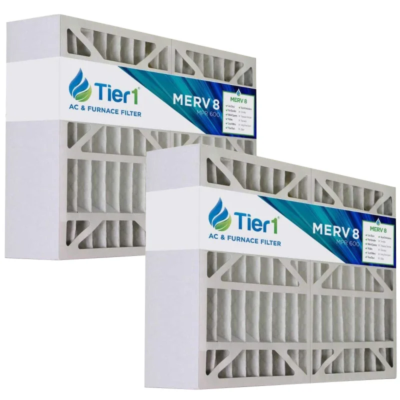 Tier1 brand replacement for Lennox X0587 - 20 x 26 x 5 - MERV 8 (2-Pack)