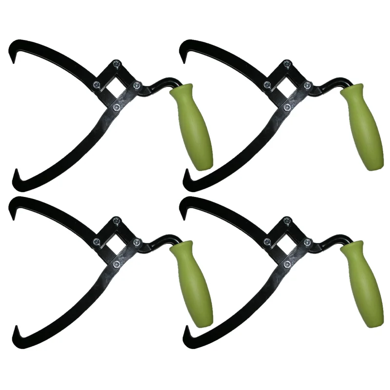 Timber Tuff TMW-40 Metal Woodworking and Logging Log Grabber Tongs (4 Pack)