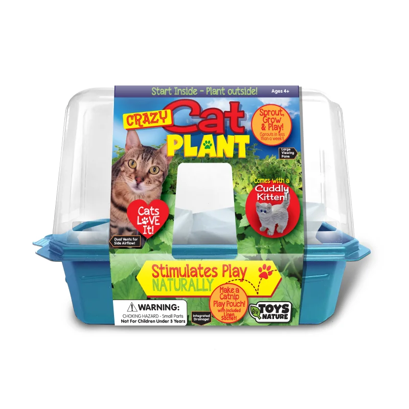 Toys By Nature Miniature World Crazy Cat Plant Growing Kit
