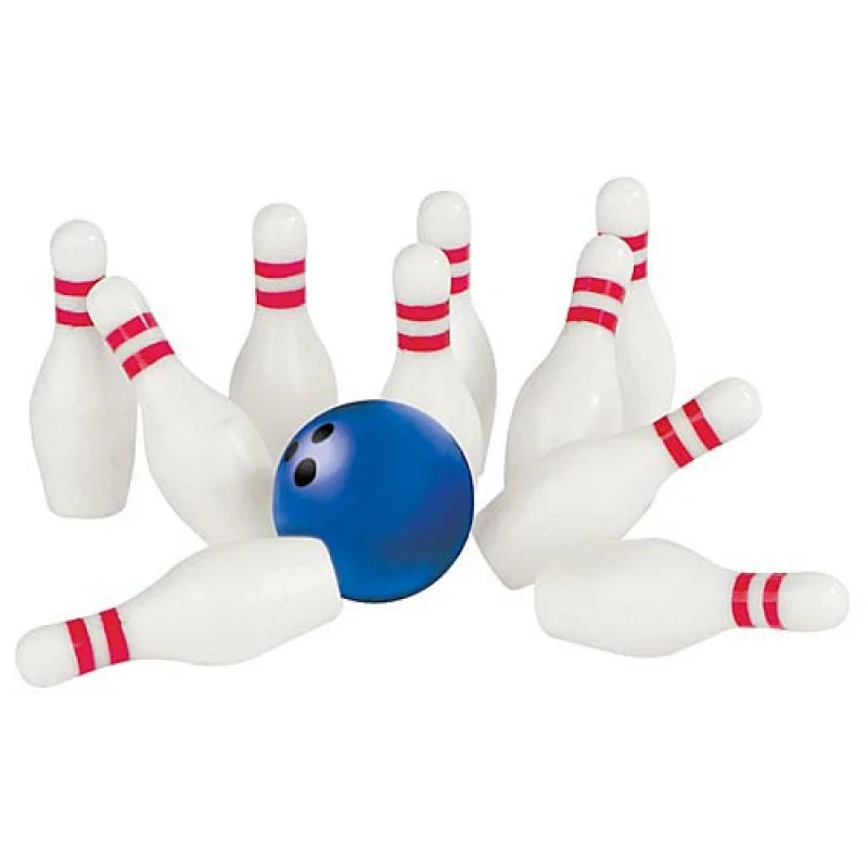 TOYSMI Mini Bowling Set - Portable Tabletop Bowling Game