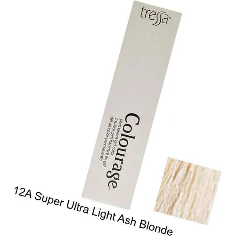 Tressa Colourage Permanent Gel Color - 12A Super Ultra Light Ash Blonde / 2 oz.