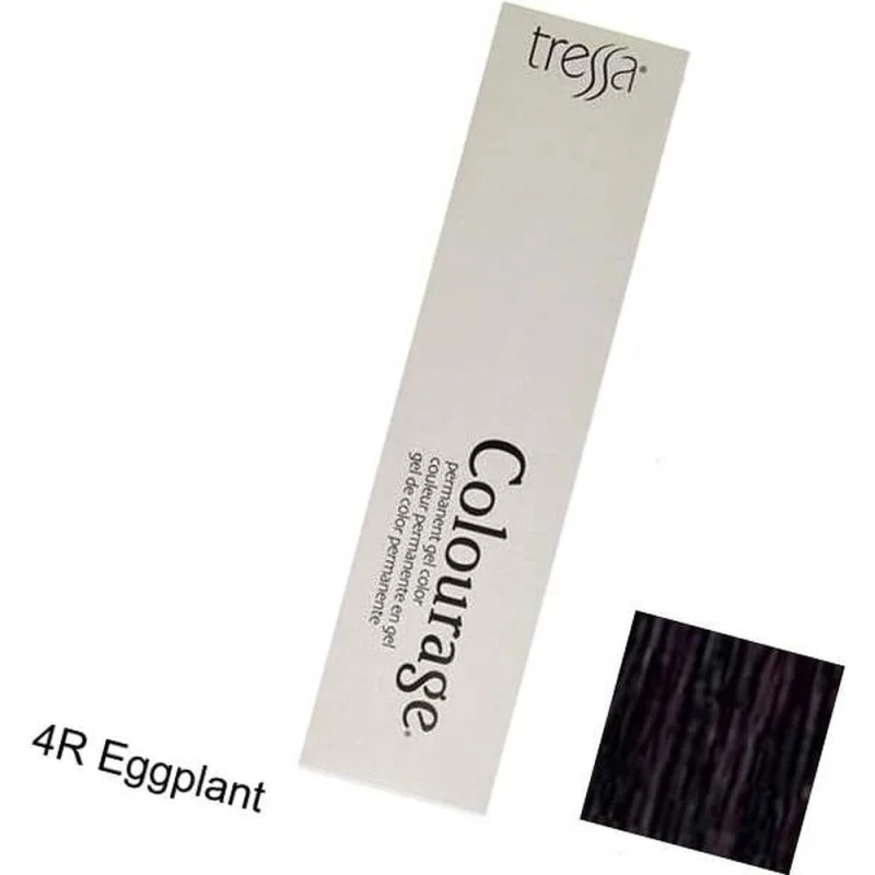 Tressa Colourage Permanent Gel Color - 4R Eggplant / 2 oz.