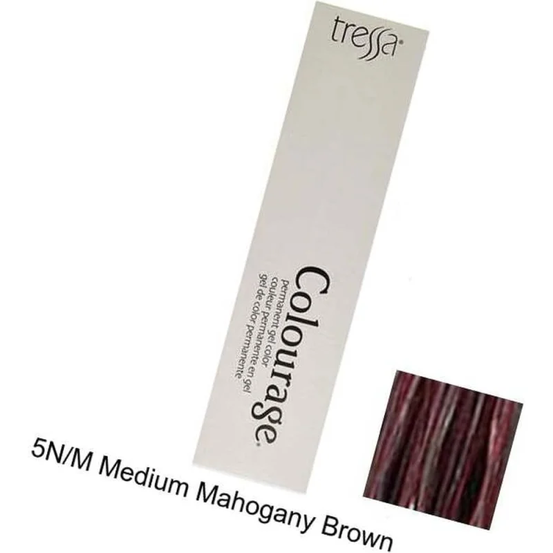 Tressa Colourage Permanent Gel Color - 5N/M Medium Mahogany Brown / 2 oz.