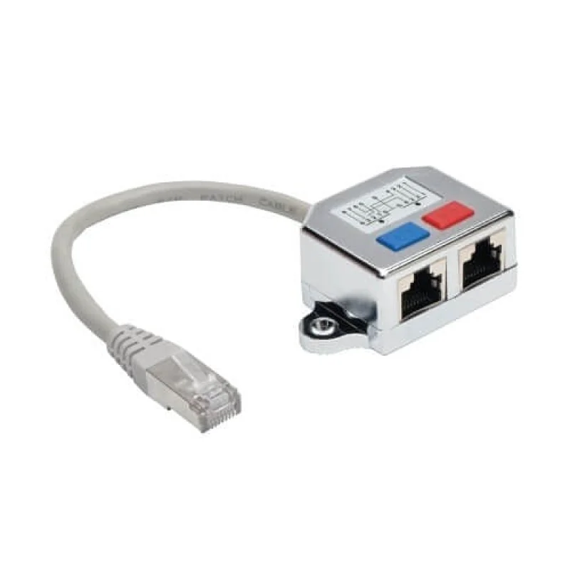 Tripp Lite N035-001 RJ45 Splitter Adapter CAT5 Cat5e