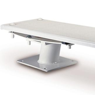 Inter-Fab 8' Techni-Spring Base Assembly - Light Gray