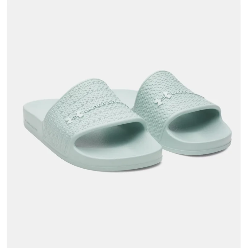 Under Armour ARMR Shower Women's Slides(Enamel Blue/Refresh Mint) Size 6