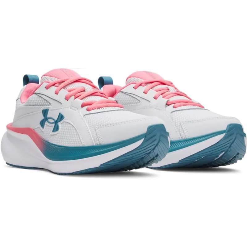 Under Armour Charged+ Assert 11 Women's Running Shoes (Grey/Pink/Blue) Size 7