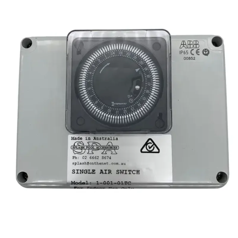 Universal Single Outlet Air Switch with Timer15 Amp | Spa Pool & Hot Tub Controller