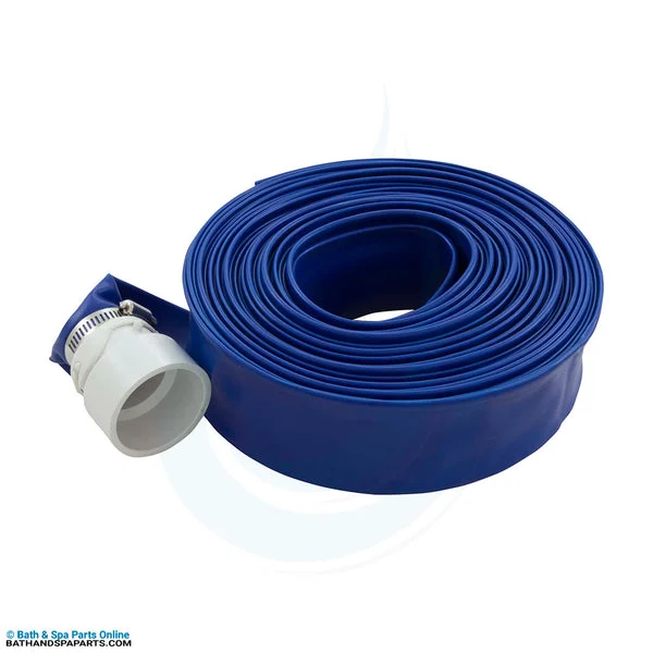 Valterra 1-1/2″ x 50 ft Backwash Hose with Clamp and Hose Adapter (B8227FT)