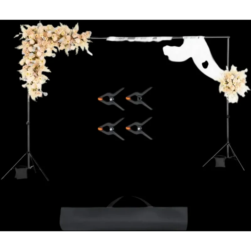 Vevor Backdrop Stand Adjustable 6.5' x 10' Photo Background Kit New