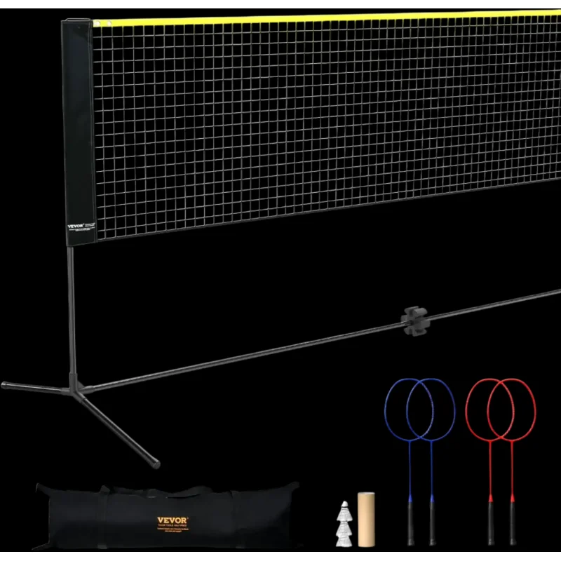 Vevor Badminton Net Portable 20' Adjustable Multi-Sport Set New