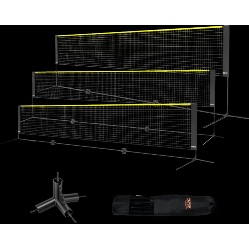 Vevor Badminton Net Portable Adjustable 17' Multi-Sport Set New