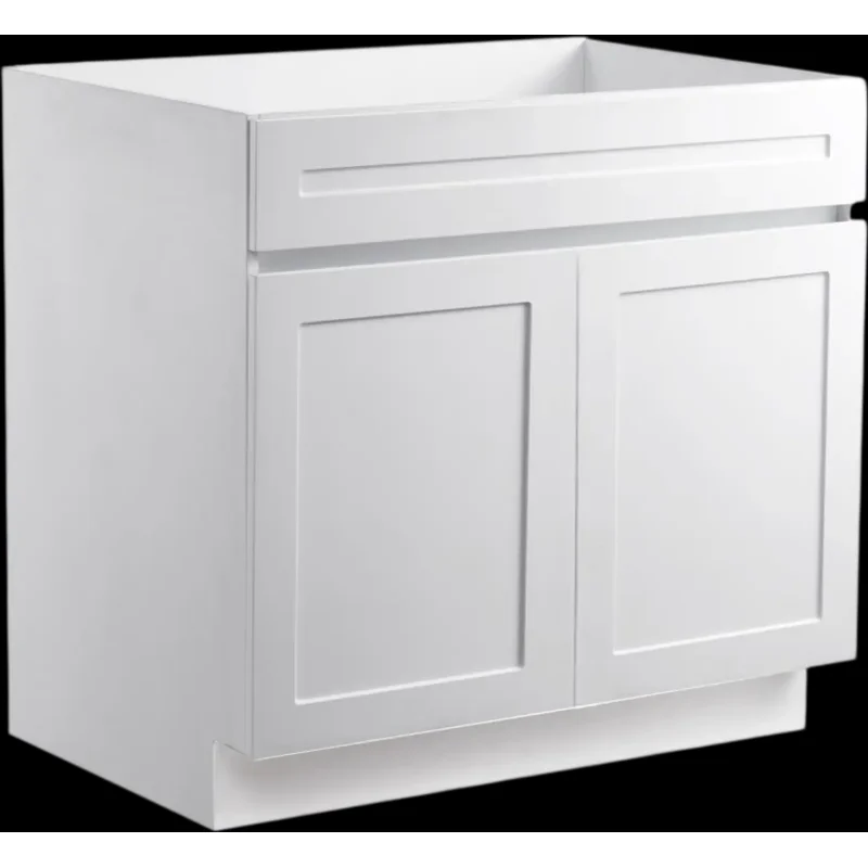Vevor Base Cabinet White Shaker 36" x 24" x 34.5" Ready-to-Assemble New