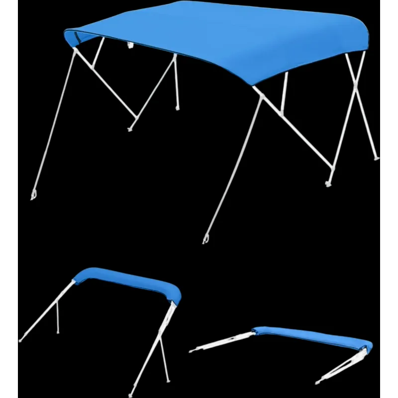 Vevor Bimini Top Replacement Cover 8' 96" x 97"-103" Blue New
