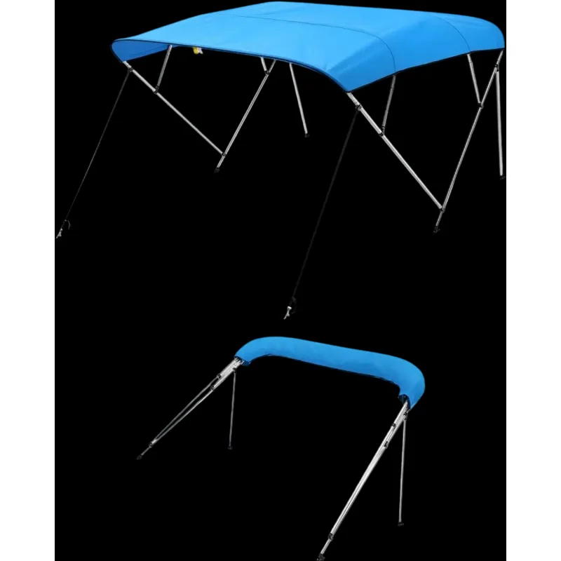 Vevor Boat Bimini Top 96" L x 85"-90" W x 54" H Pacific Blue New