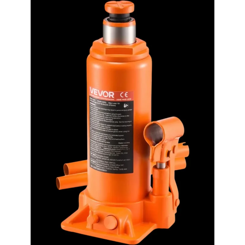 Vevor Bottle Jack Hydraulic 10 Ton 9.3-18.5" Lift New