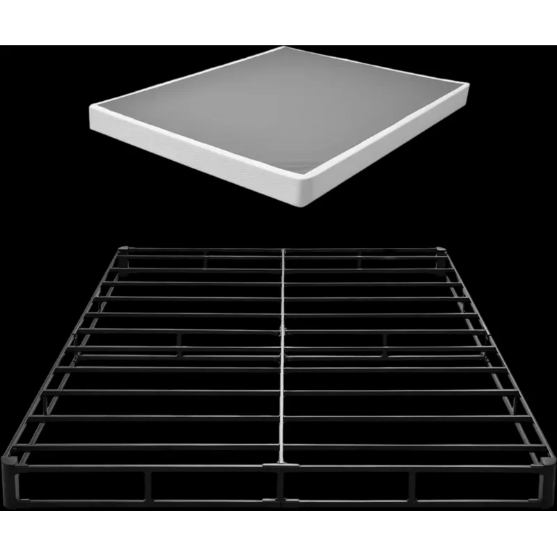 Vevor Box Spring Queen 5.1" Mattress Foundation Bed Frame New