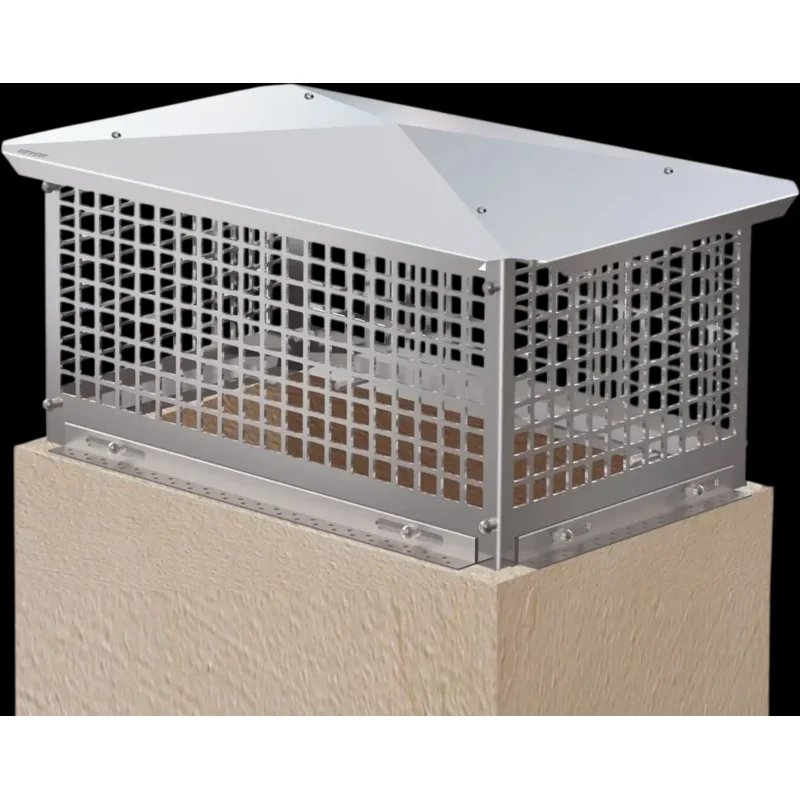 Vevor Chimney Cap 13" x 21" Stainless Steel Fireplace Flue Cover New