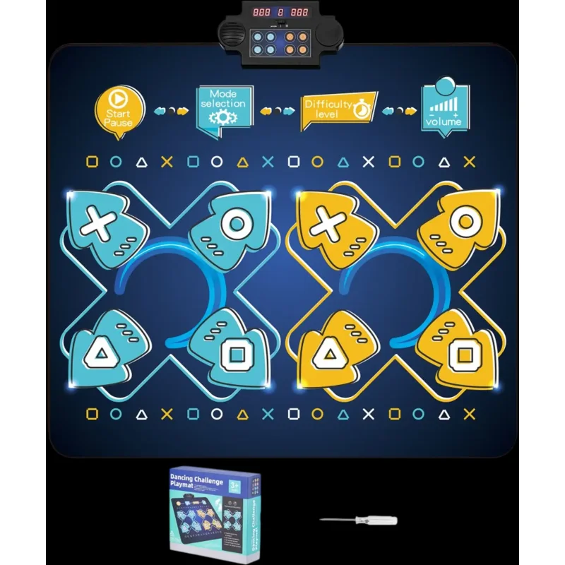 Vevor Dance Mat 8-Button Rhythm Step Play Mat for Kids New
