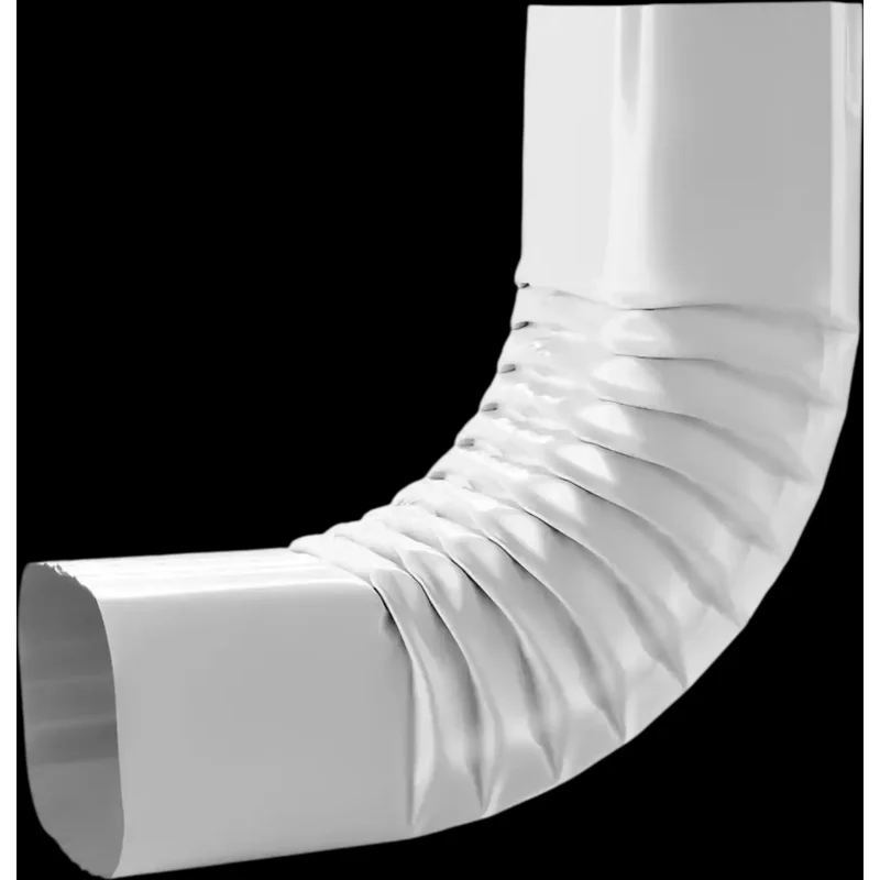 Vevor Downspout Elbow 90 Degree 3" x 4" Aluminum Gutter White New