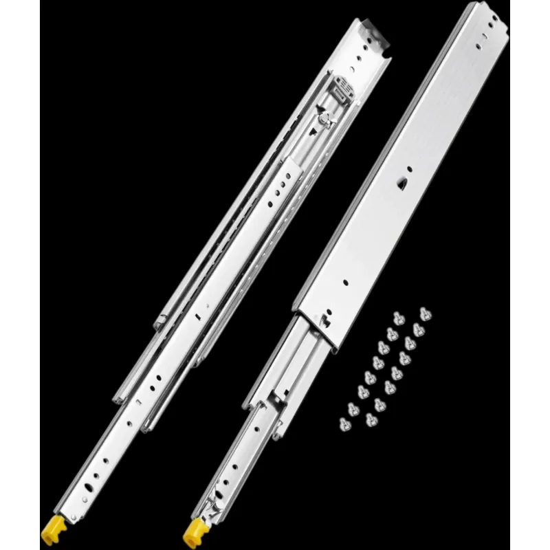 Vevor Drawer Slides Heavy-Duty Full Extension Ball Bearing Locking Side Mount 28" 1 Pair New