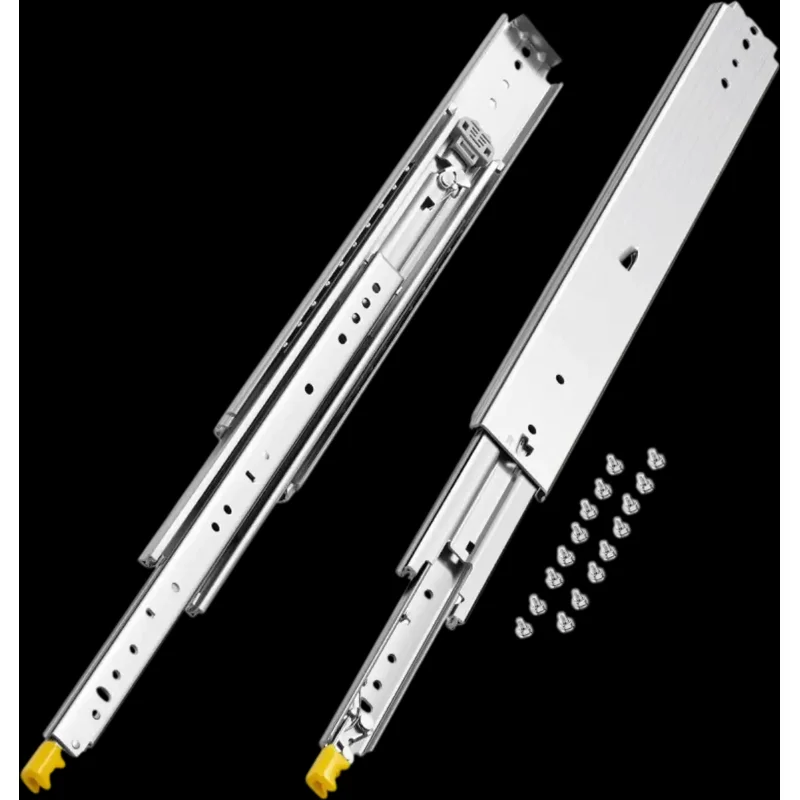 Vevor Drawer Slides Heavy Duty Soft Close Full Extension 22" 500 lbs Locking Side Mount Pair New