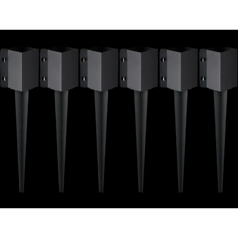 Vevor Fence Post Anchor 6-Pack 24" x 4" x 4" Ground Spike for 3.5" x 3.5" Posts New