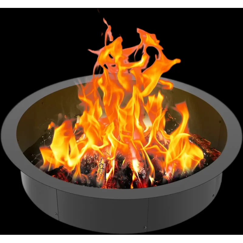 Vevor Fire Pit Ring 40" Outdoor Steel Liner New