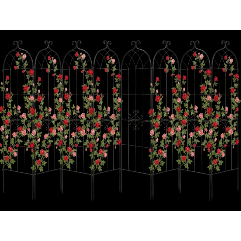 Vevor Garden Trellis 71" x 20" 8-Pack Rose Plant Support New