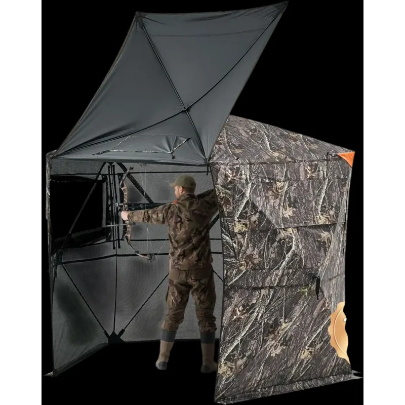 Vevor Hunting Blind 6-7 Person 288 See-Through Camo Tent New