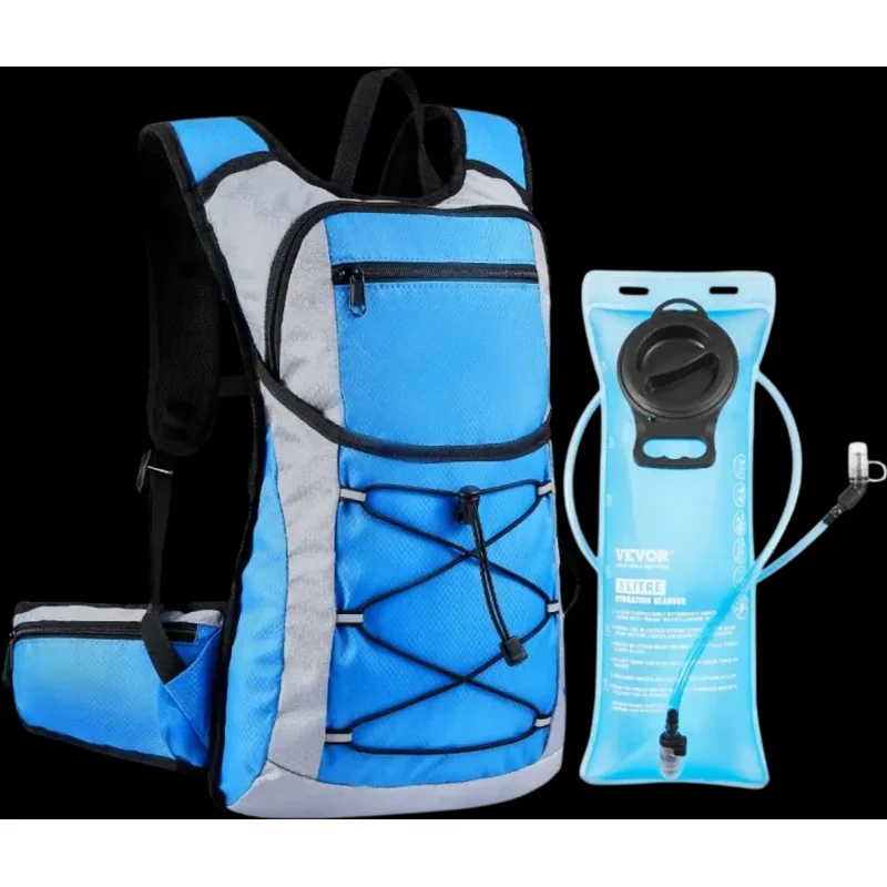 Vevor Hydration Backpack 15L Insulated Hiking Water Backpack with 3L TPU Bladder New