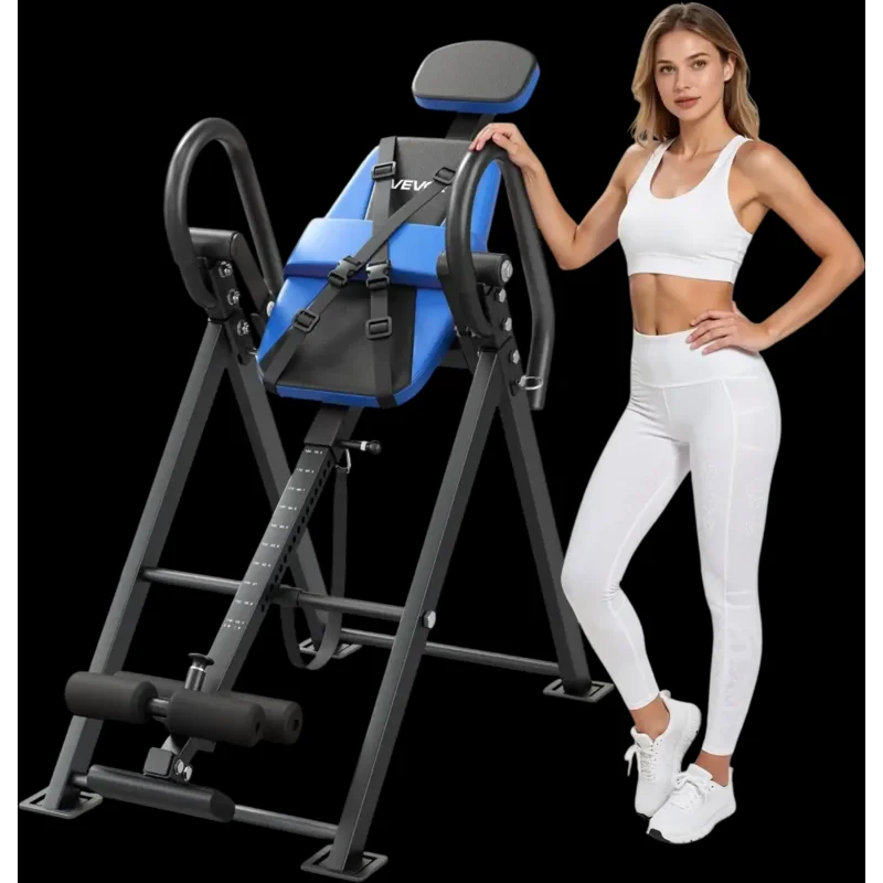 Vevor Inversion Table Heavy-Duty Back Stretcher 300 lbs Capacity Adjustable Foldable New