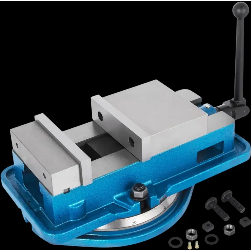 Vevor Milling Vise 5" ACCU Lock Down Bench Clamp with Swivel Base New