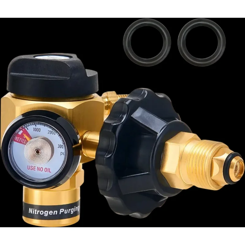 Vevor Nitrogen Purging Regulator 500 PSI 4-Position Flow Control New