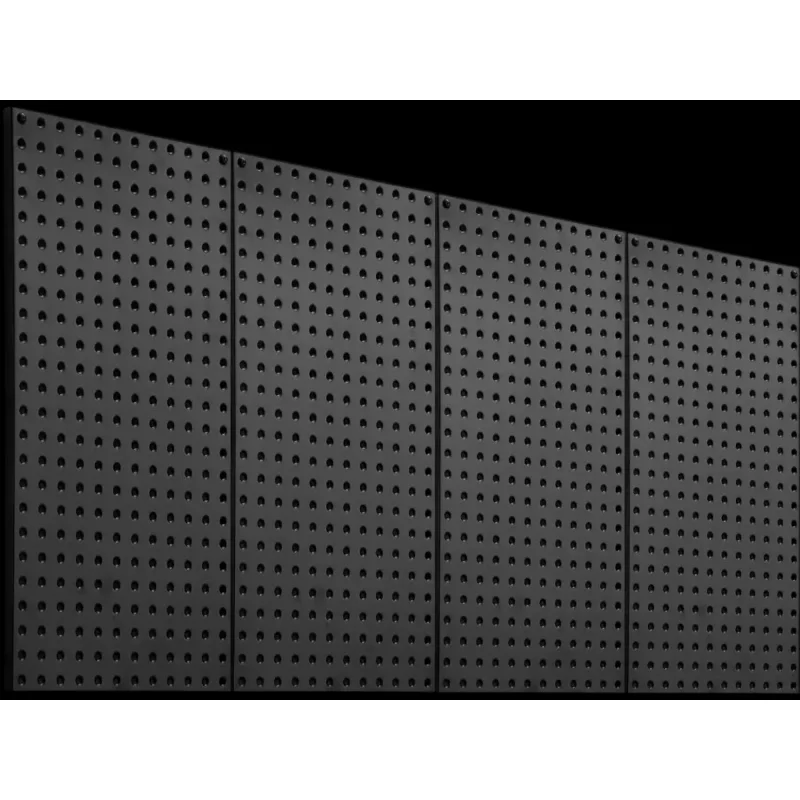 Vevor Pegboard Metal Wall Organizer Panels 24" x 12" 4-Pc Black New