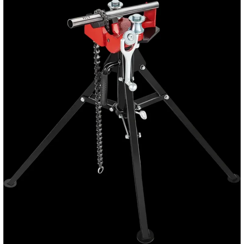 Vevor Pipe Vise Tripod Chain Vise Stand 1/8"-5" Capacity New