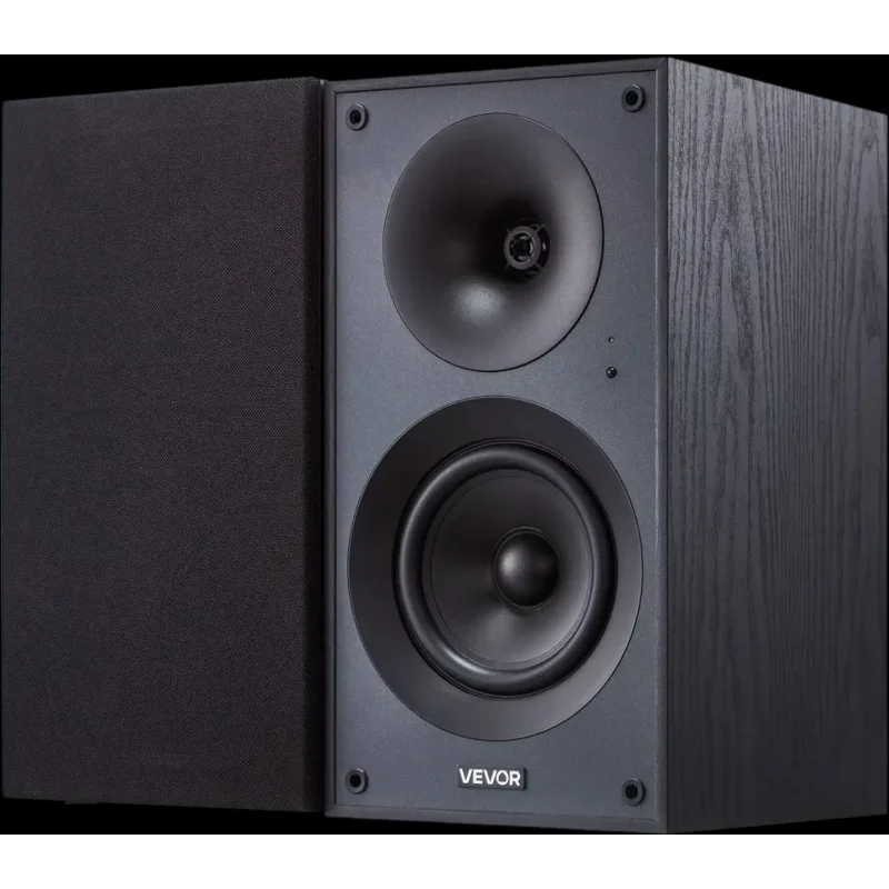 Vevor Powered Bookshelf Speakers Bluetooth Studio Monitor 5.25" Woofer New