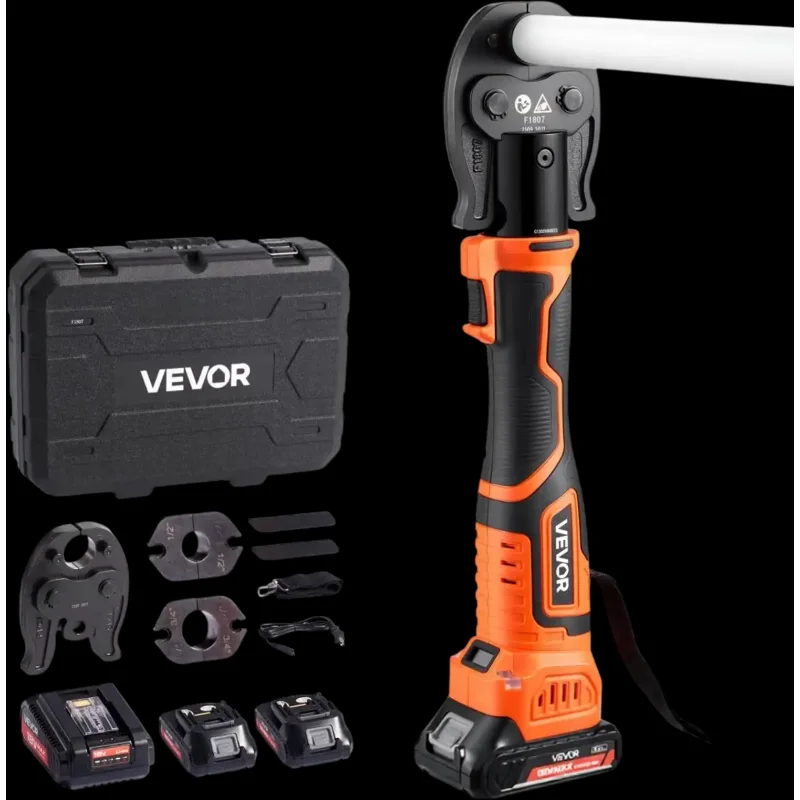 Vevor Press Tool Cordless Mini 18V Electric Pipe Crimping Kit New