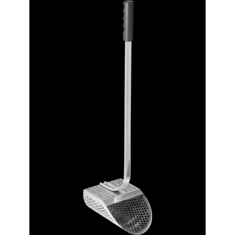 Vevor Sand Scoop Stainless Steel Metal Detector Beach Scoop with Steel Handle New