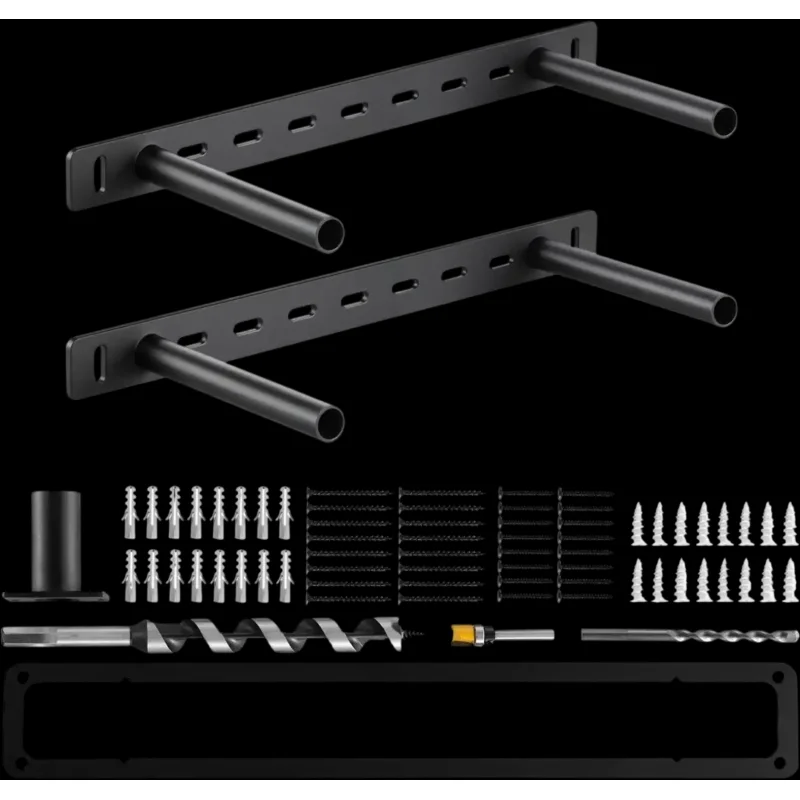 Vevor Shelf Brackets Heavy Duty Hidden Floating Wall Mount 16" 2-Pc New