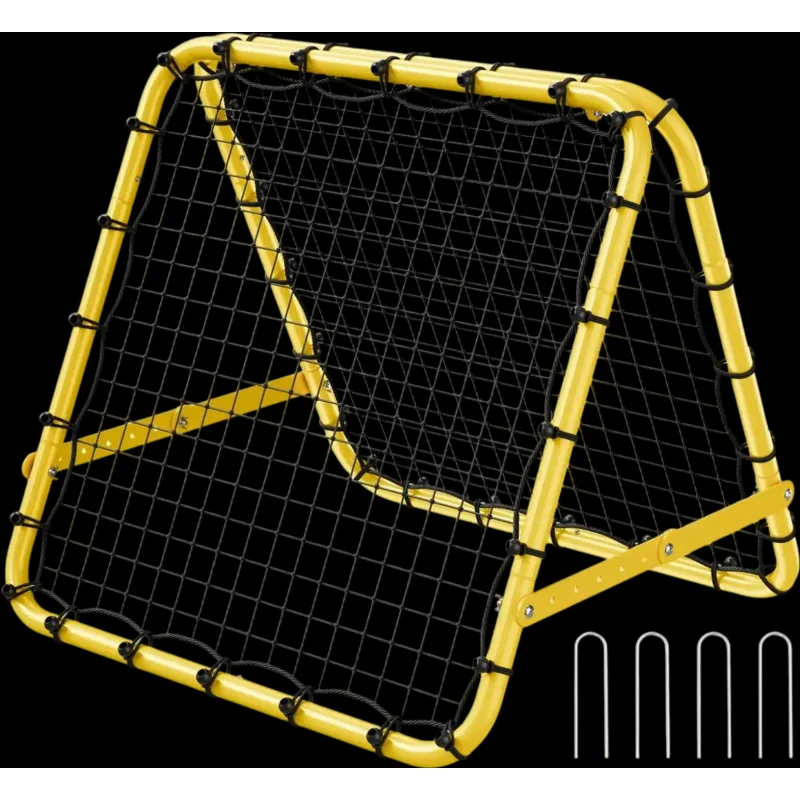 Vevor Soccer Rebounder Net Portable Adjustable Training Goal 40" x 35" x 37" New