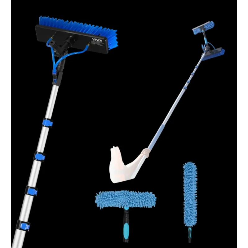 Vevor Solar Panel Cleaning Kit 26' Water-Fed Pole Brush New