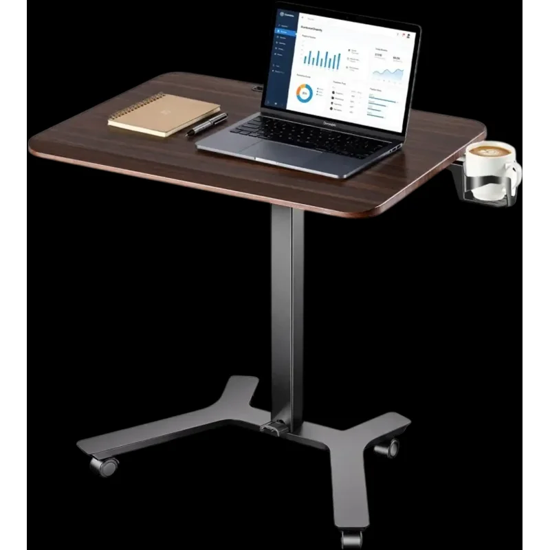 Vevor Standing Desk Adjustable Height Mobile Rolling Workstation 28.2" x 20.5" New