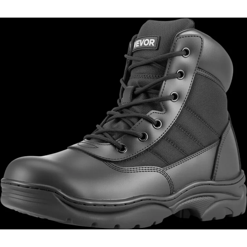 Vevor Tactical Boots Men's Black 6" Lightweight Breathable US Size 10 New