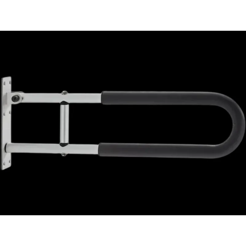 Vevor Toilet Safety Rail Foldable 23.8" U-Shaped Handicap Grab Bar New