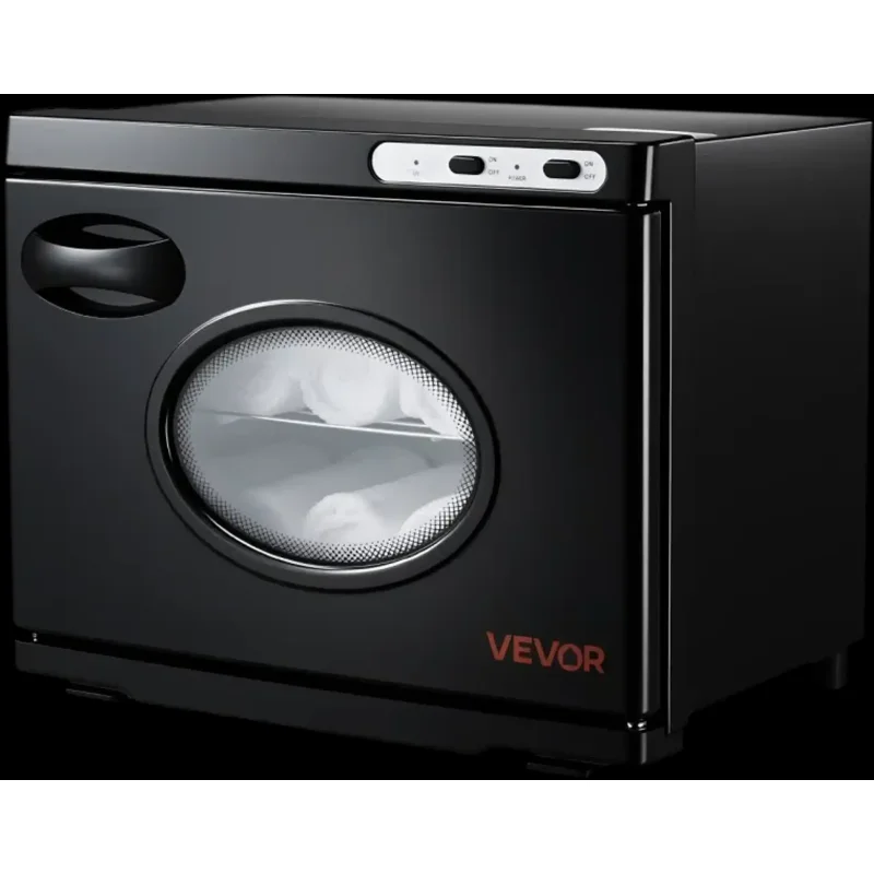 Vevor Towel Warmer Cabinet 5 gal 36-Towel See-Through Window Black New