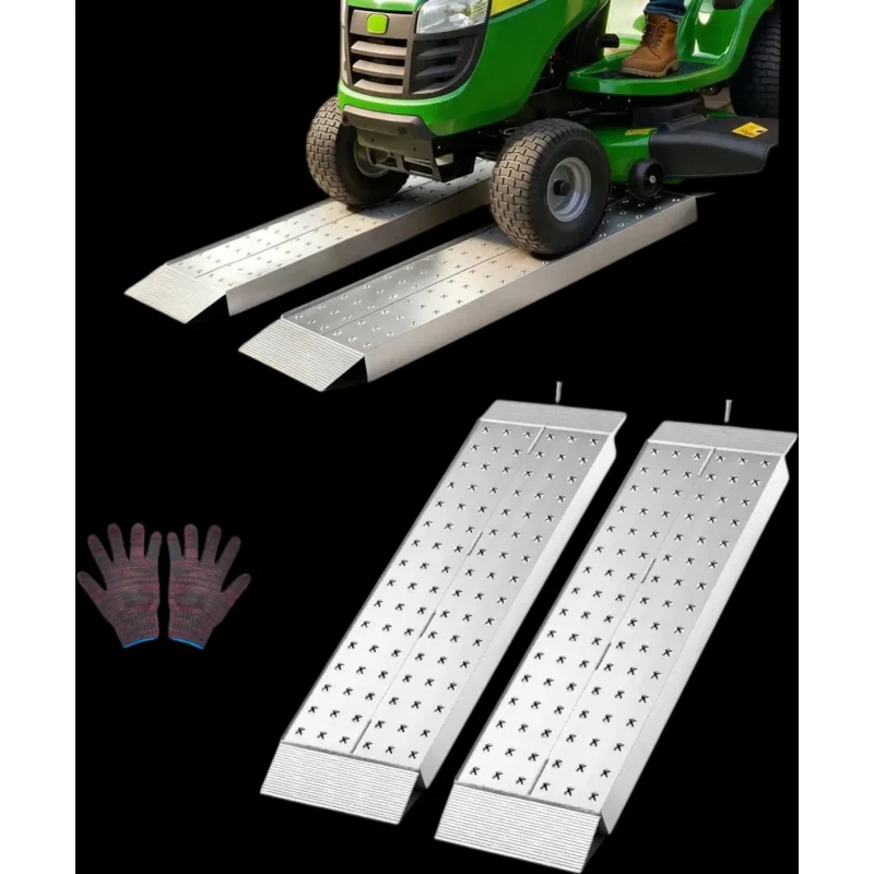 Vevor Trailer Ramps Aluminum 2PCS 39" x 12" Heavy-Duty ATV Loading Ramp Set New