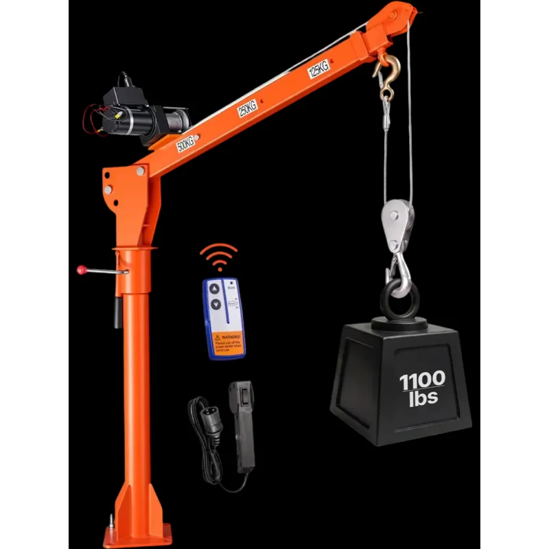 Vevor Truck Crane Electric Pickup Bed Jib 1100 lbs New
