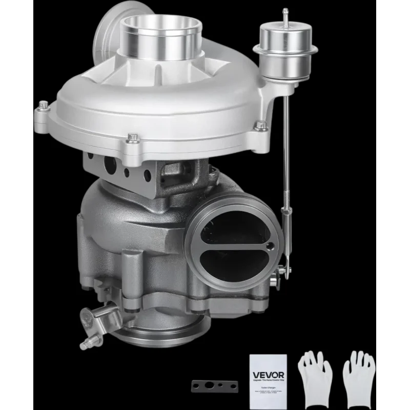 Vevor Turbocharger Kit Complete Turbo Turbocharger with Wastegate Actuator for Ford V8 7.3L Excursion F-250 F-350 F-450 F-550 Super Duty New
