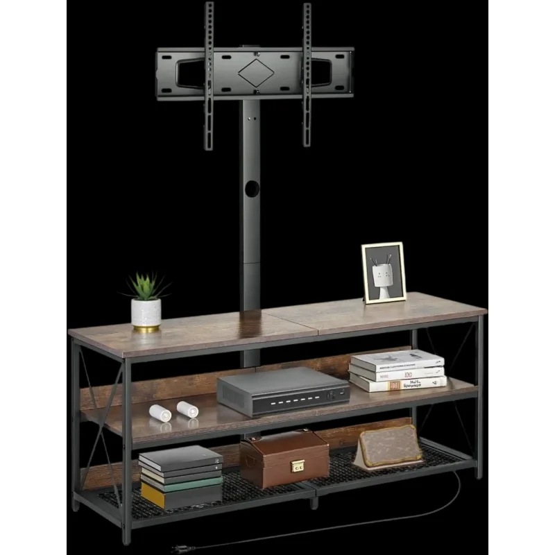 Vevor TV Stand 48" Entertainment Center with Mount and Power Outlet for 32-75" TVs New